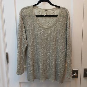 Silver/grey knit sweater